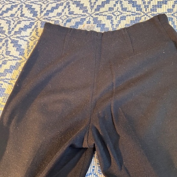 Simon Chang dress pants wool jersey Black (14 Petite) - Picture 3 of 5